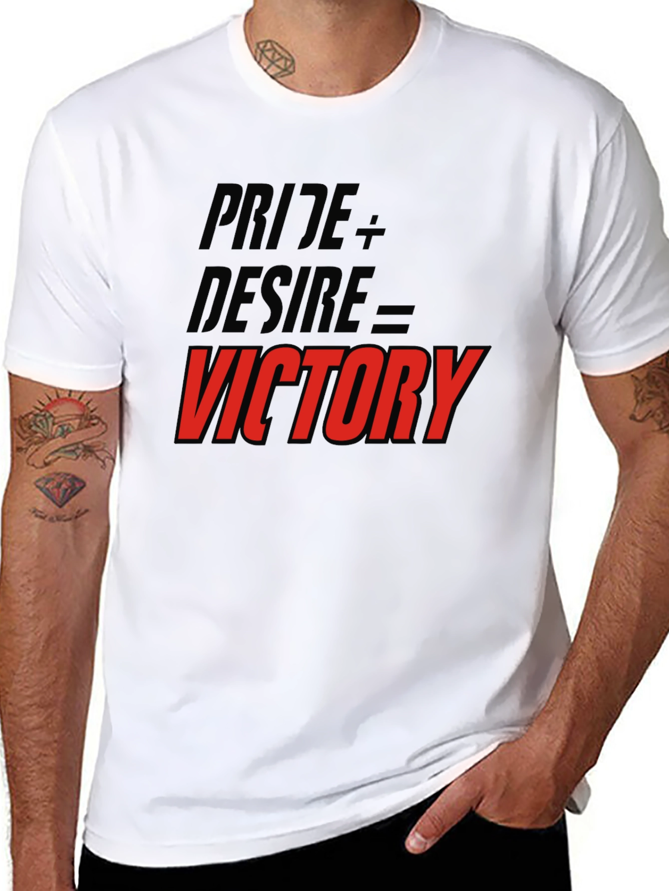 Pride Desire Victory Graphic T-Shirt