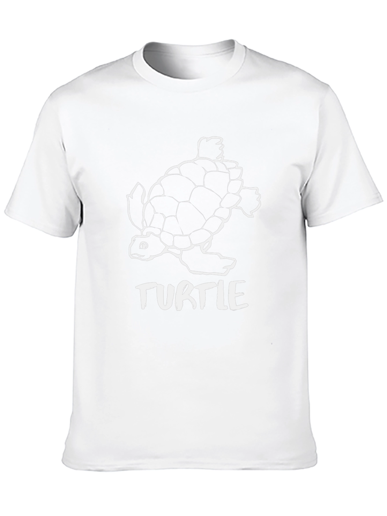 Mens Black Turtle Graphic Tee