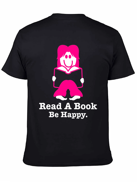 Read A Book Be Happy Graphic Tee