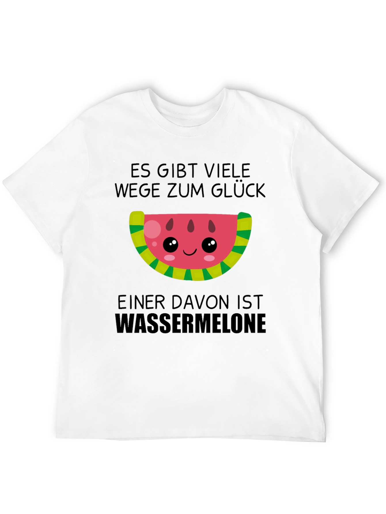 Watermelon Glück T-Shirt - Cute Kawaii Design