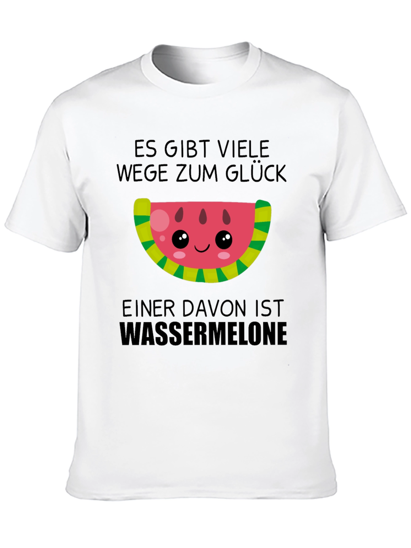 Watermelon Glück T-Shirt - Cute Kawaii Design
