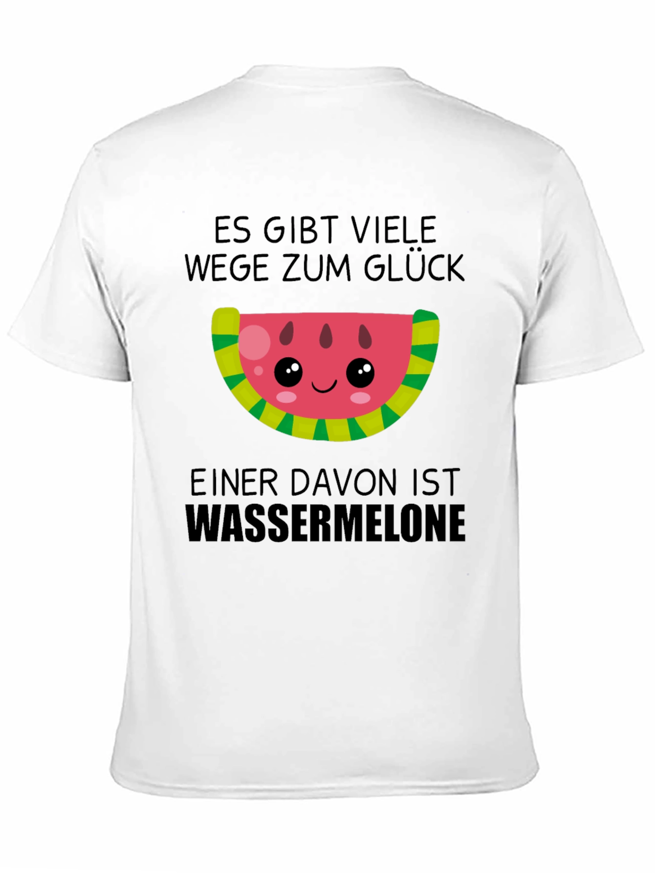 Watermelon Glück T-Shirt - Cute Kawaii Design