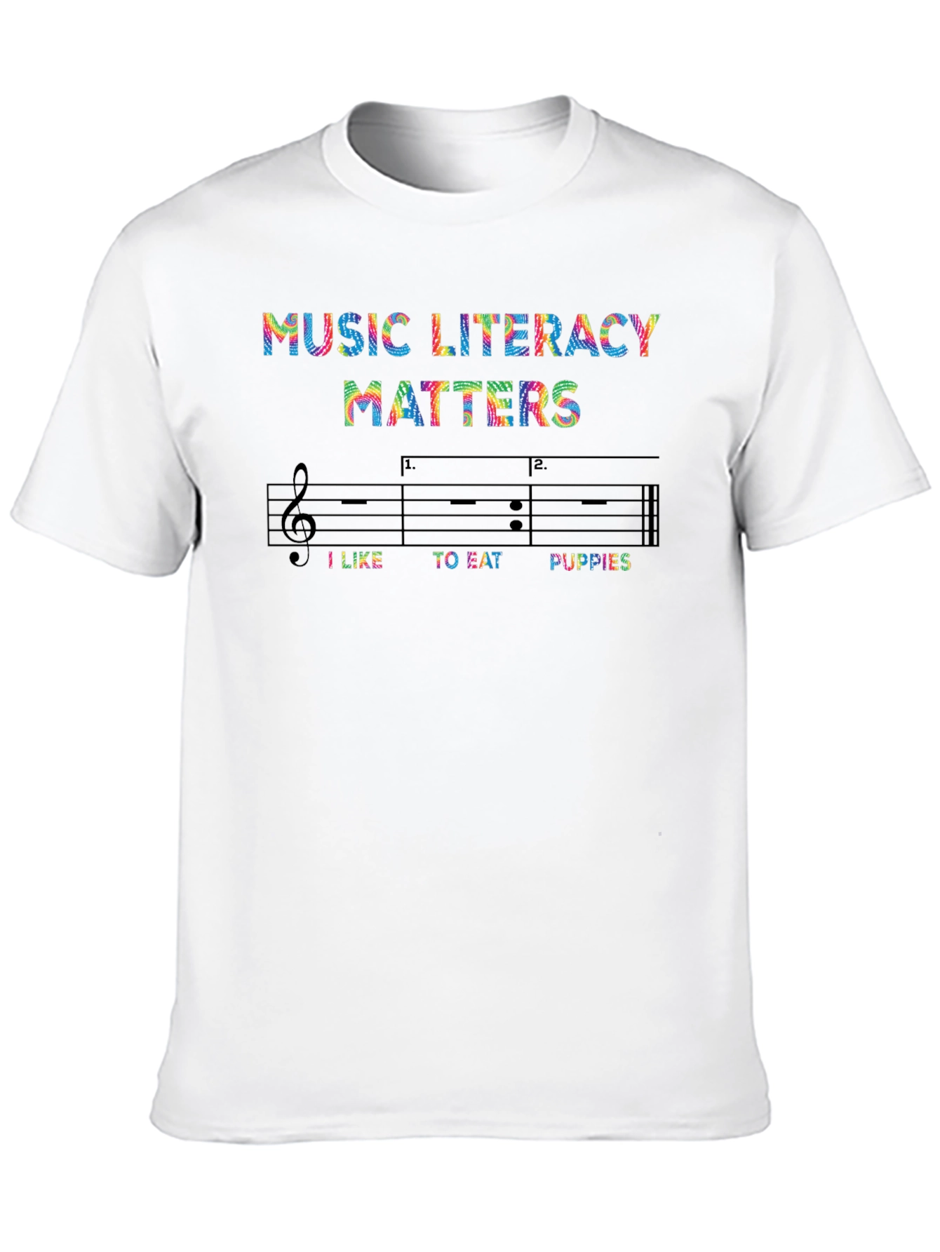 Music Literacy Matters Novelty T-Shirt