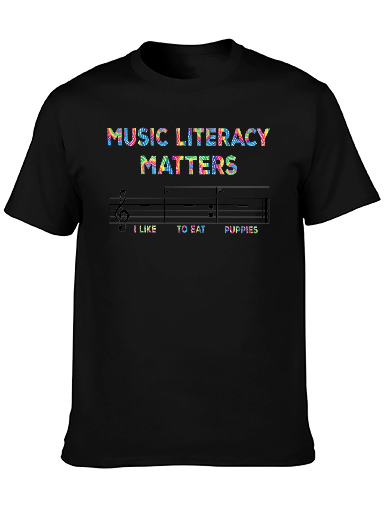 Music Literacy Matters Novelty T-Shirt