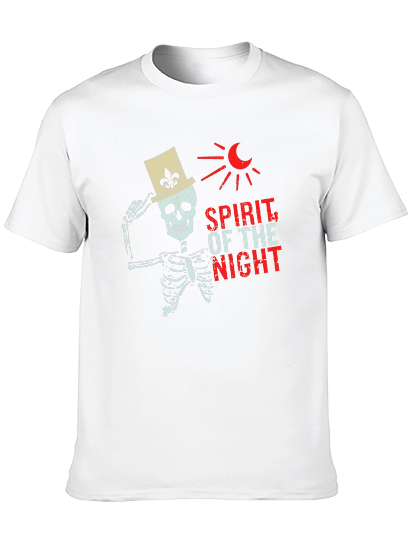 Spirit of the Night Skeleton Graphic Tee