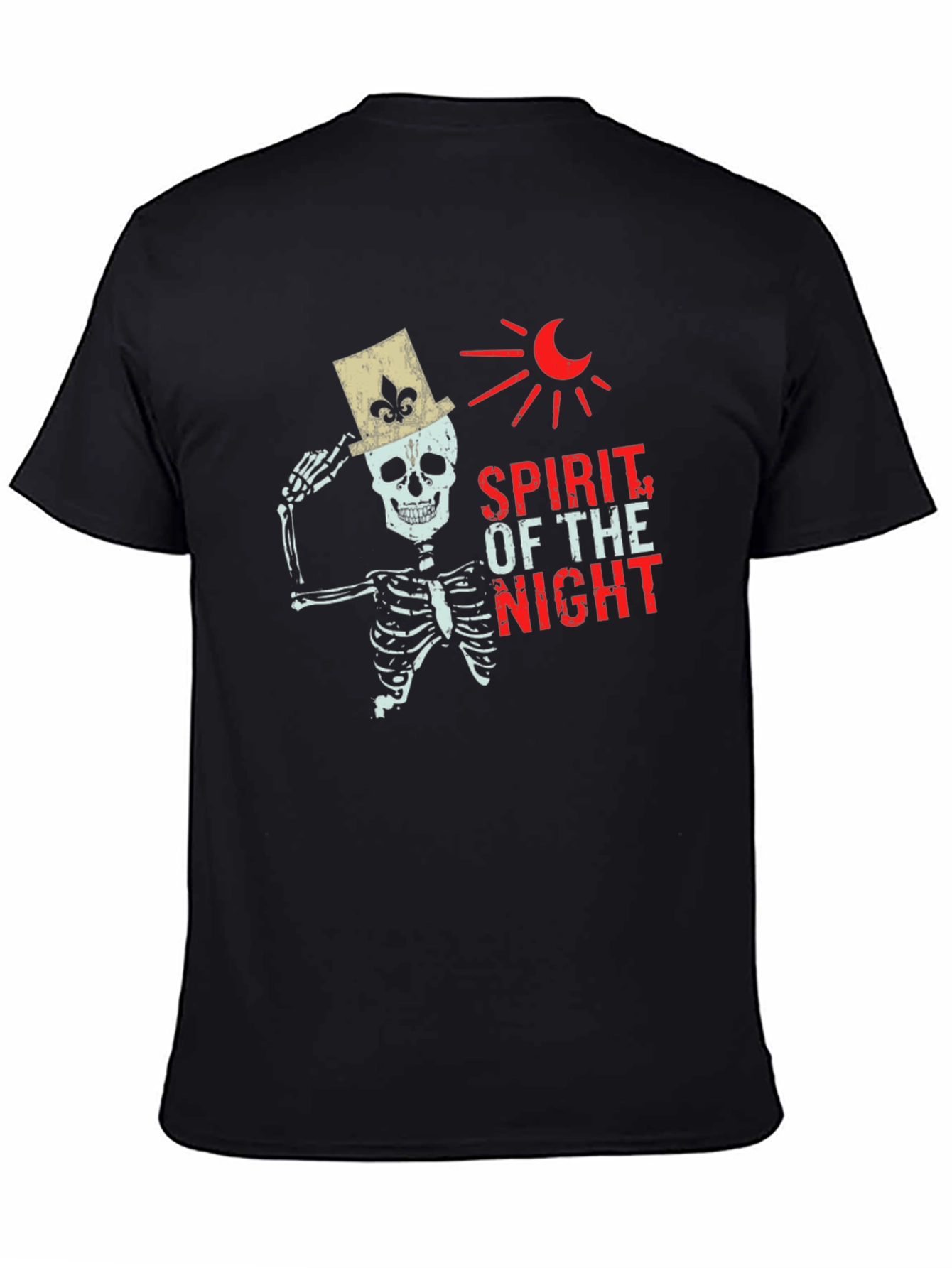 Spirit of the Night Skeleton Graphic Tee