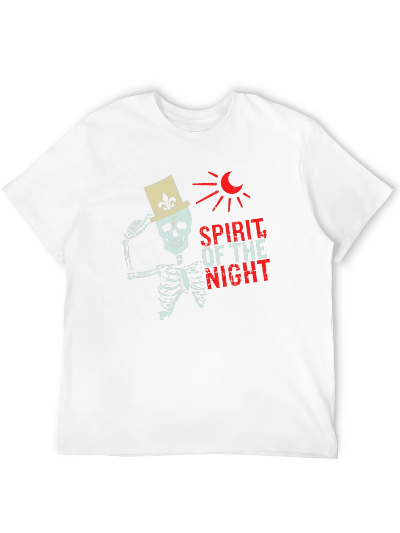 Spirit of the Night Skeleton Graphic Tee