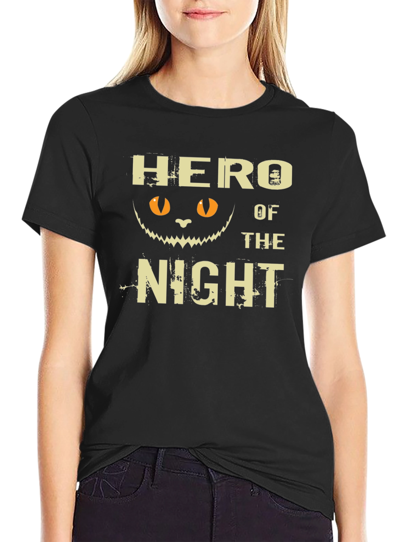 Hero of the Night Graphic Tee - Halloween Shirt