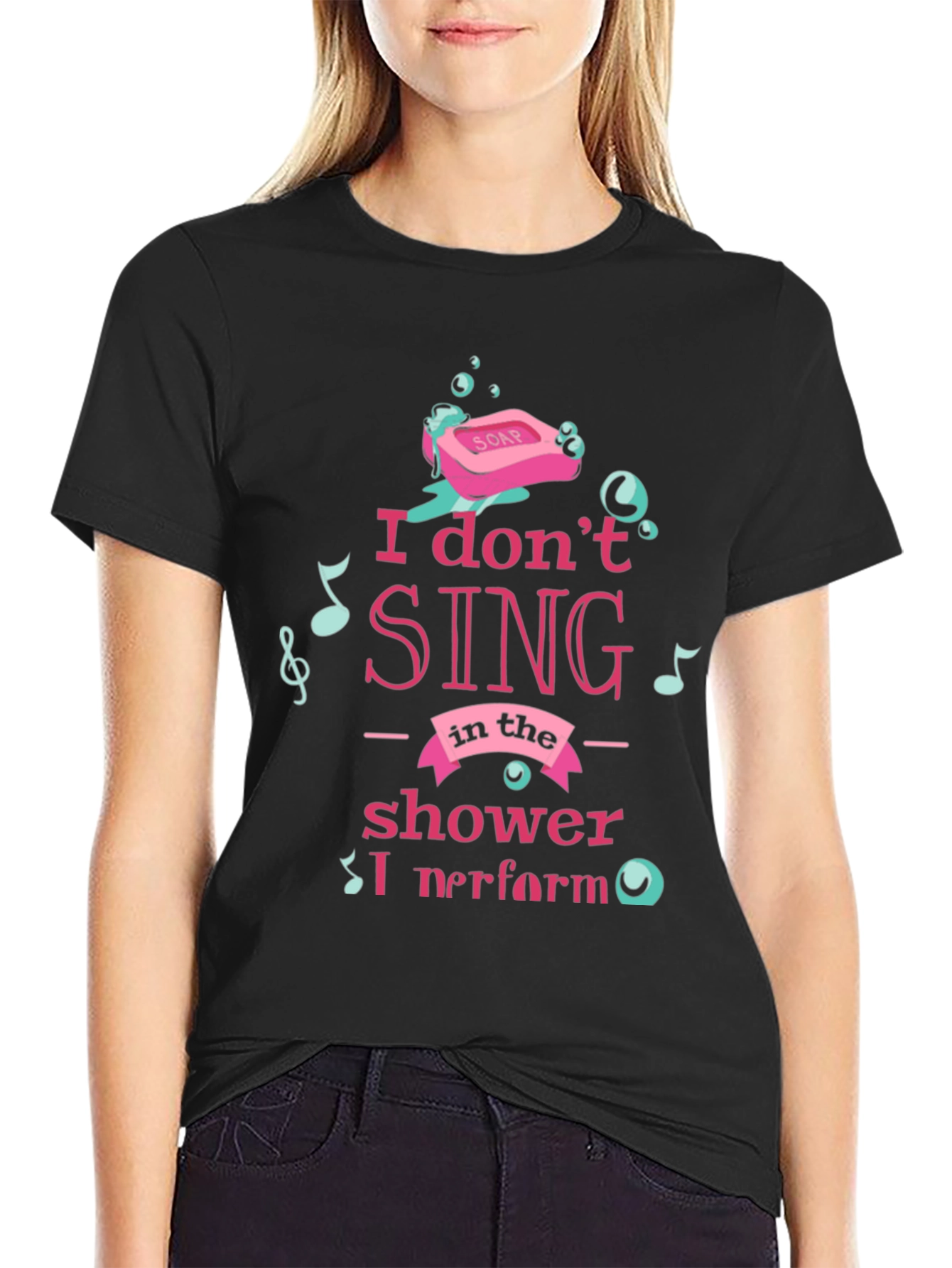 Shower Singer T-Shirt - I Perform Graphic Tee