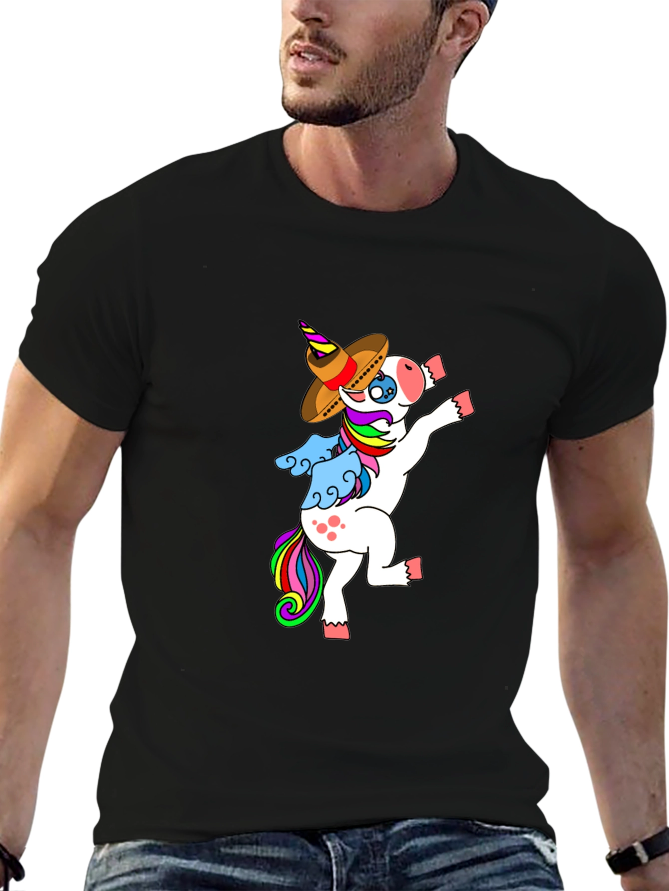 Unicorn Fiesta Graphic T-Shirt