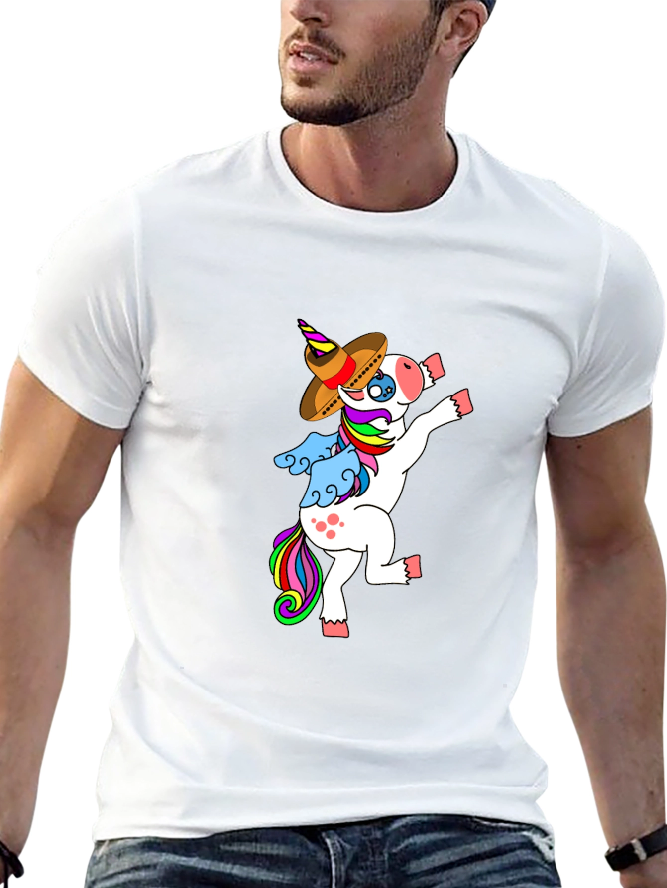 Unicorn Fiesta Graphic T-Shirt