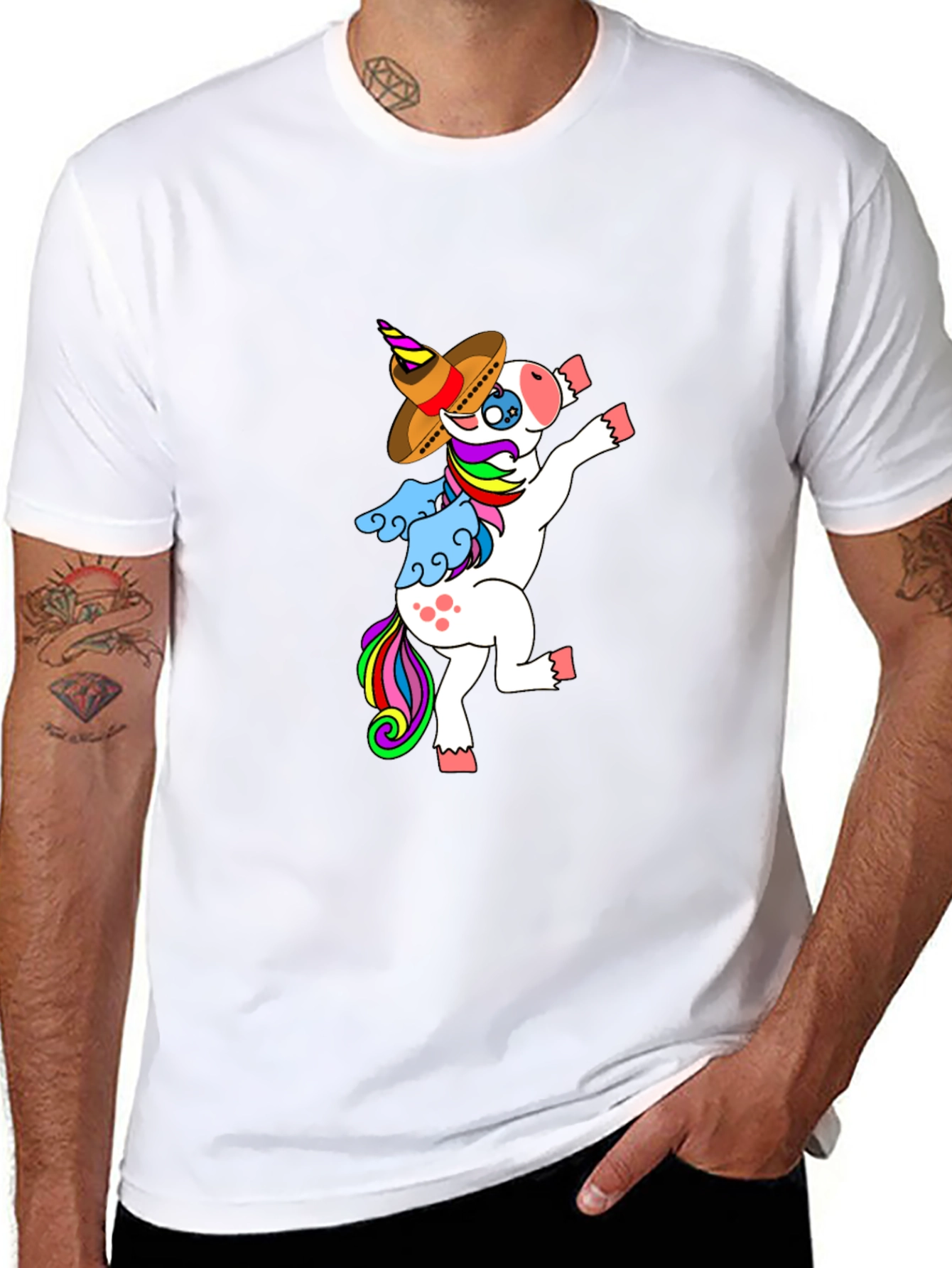 Unicorn Fiesta Graphic T-Shirt
