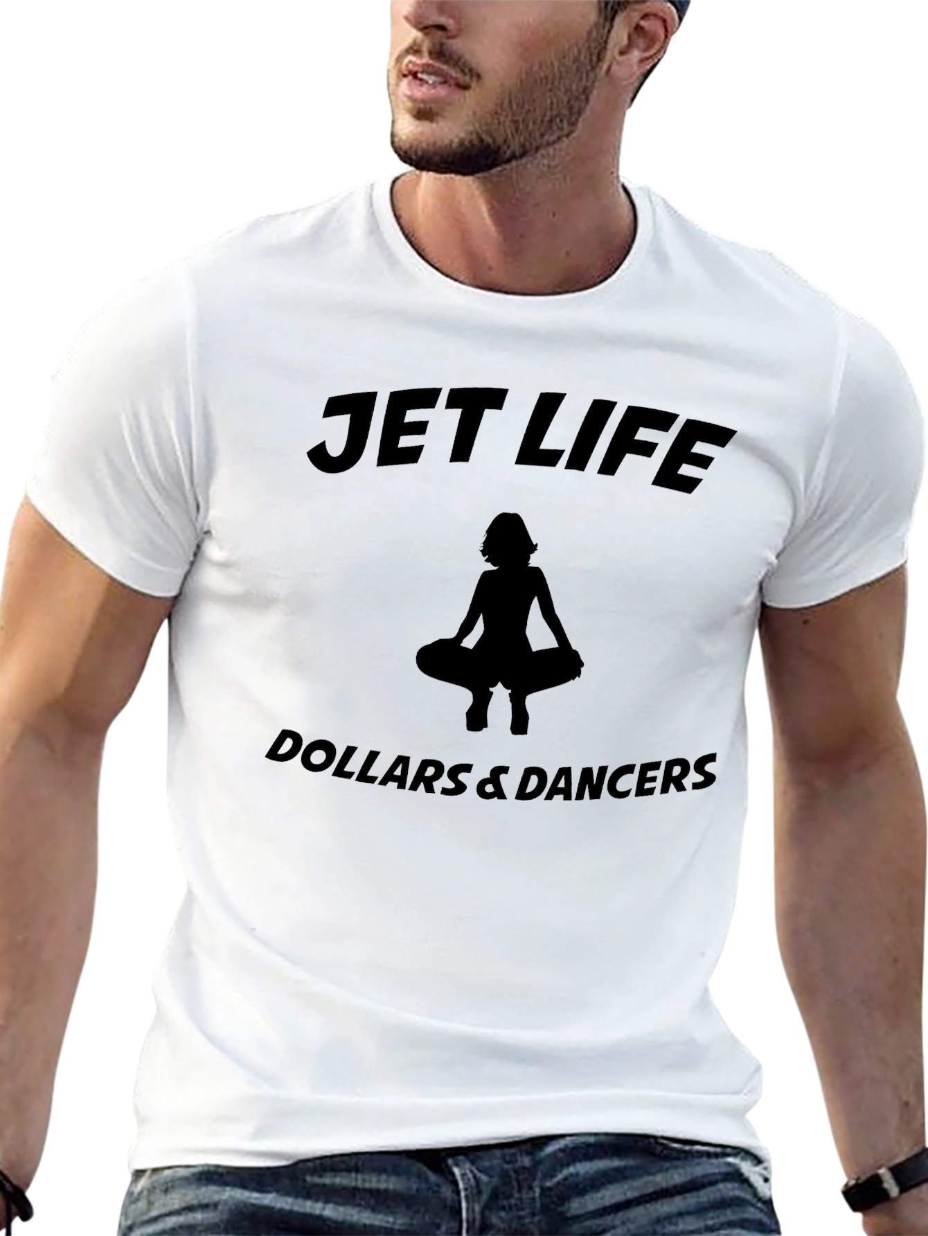 Jet Life Dollars & Dancers Graphic T-Shirt