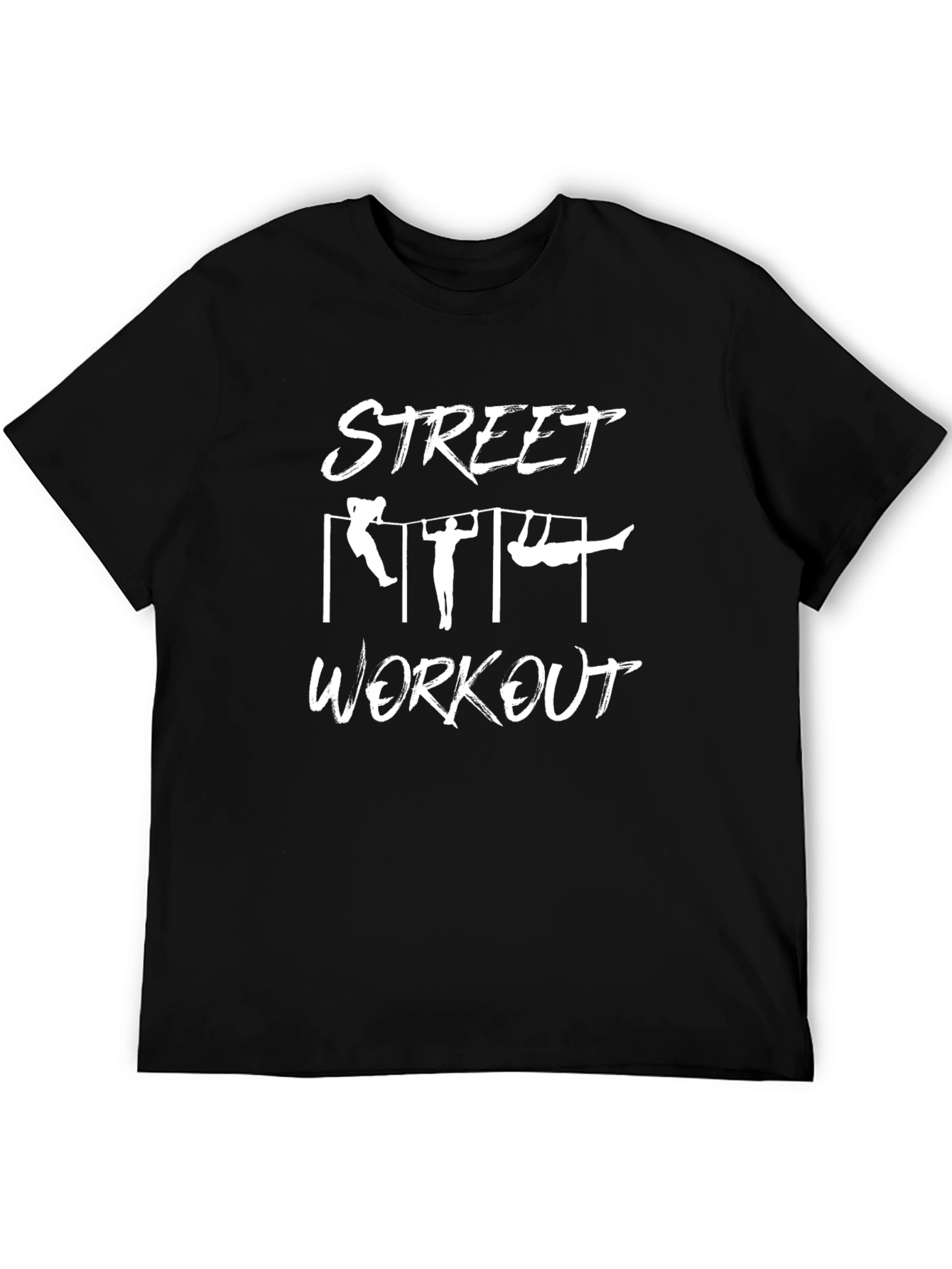 Street Workout Graphic Tee - Black