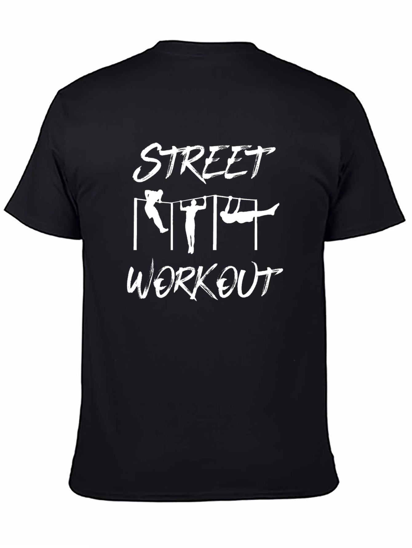 Street Workout Graphic Tee - Black