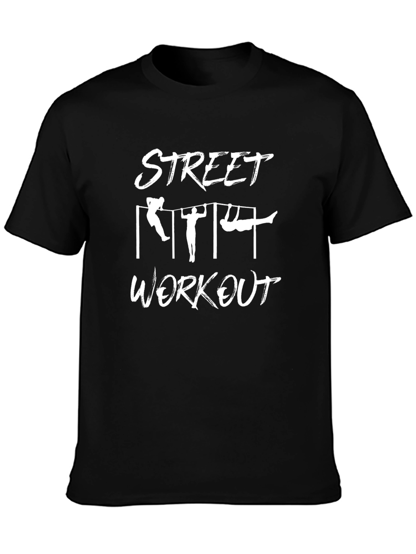 Street Workout Graphic Tee - Black