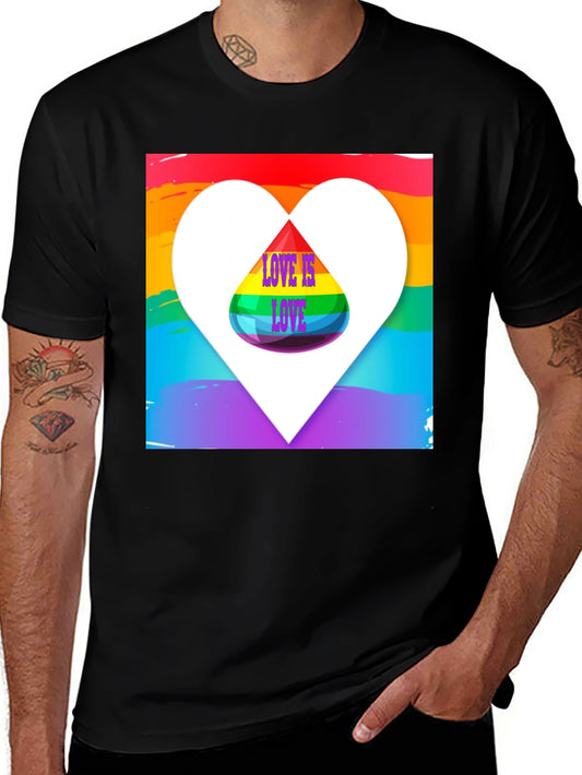 Love is Love Pride Rainbow Heart T-Shirt