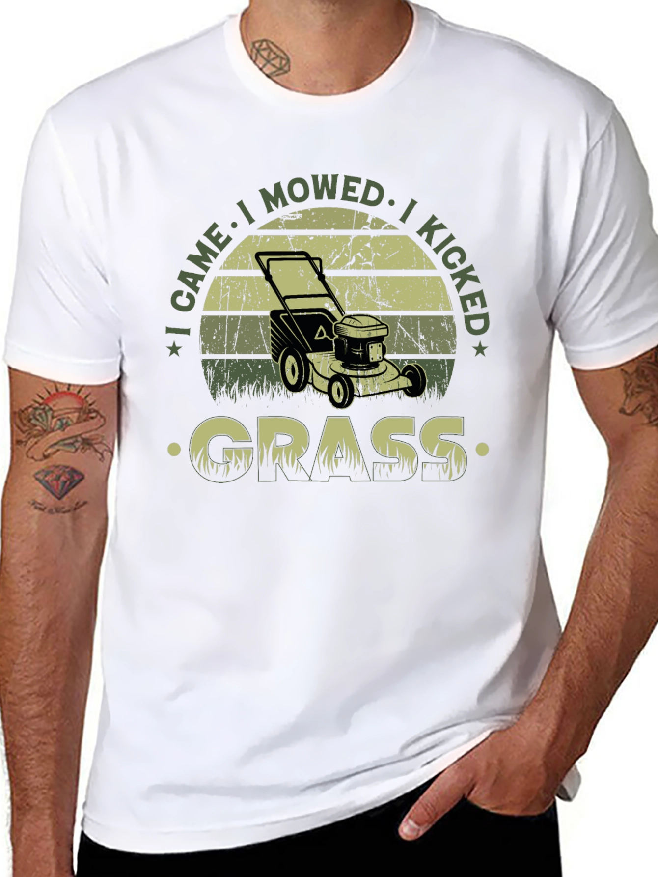 I Came I Mowed I Kicked Grass T-Shirt