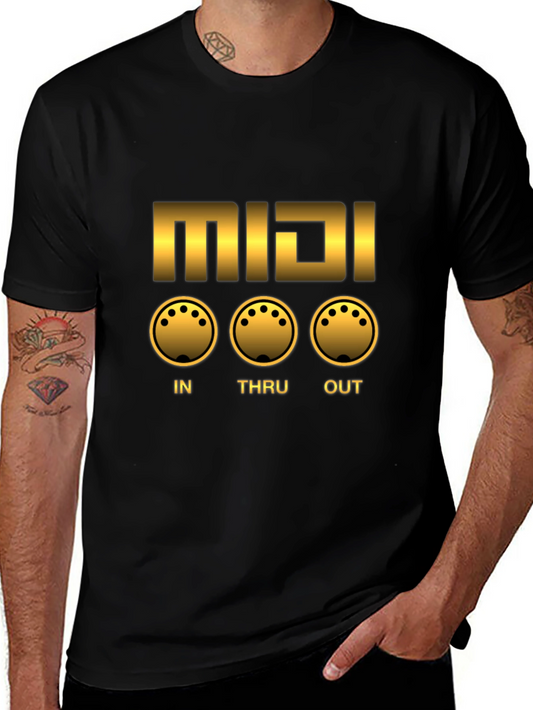 MIDI In Thru Out Graphic T-Shirt