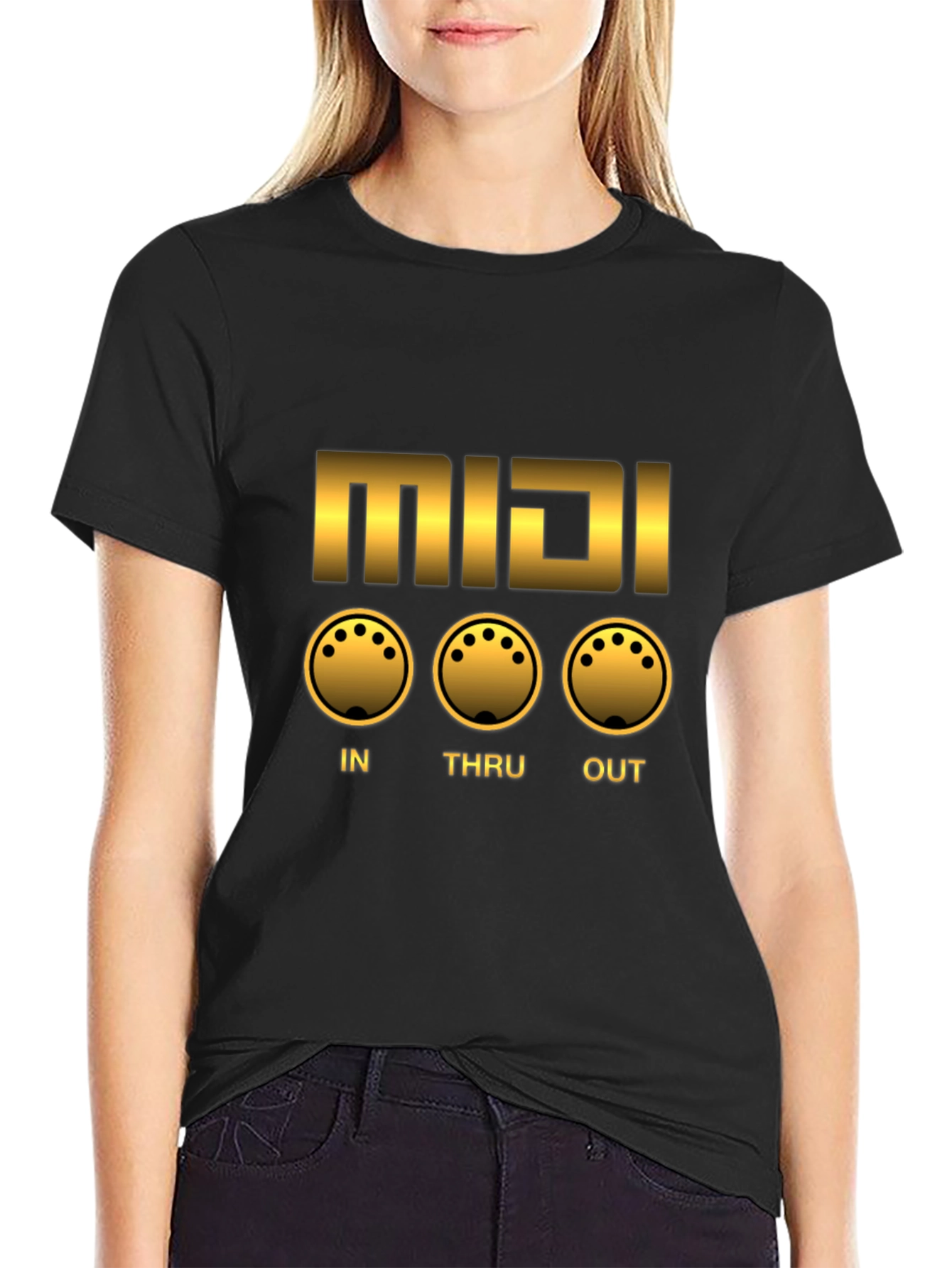MIDI In Thru Out Graphic T-Shirt