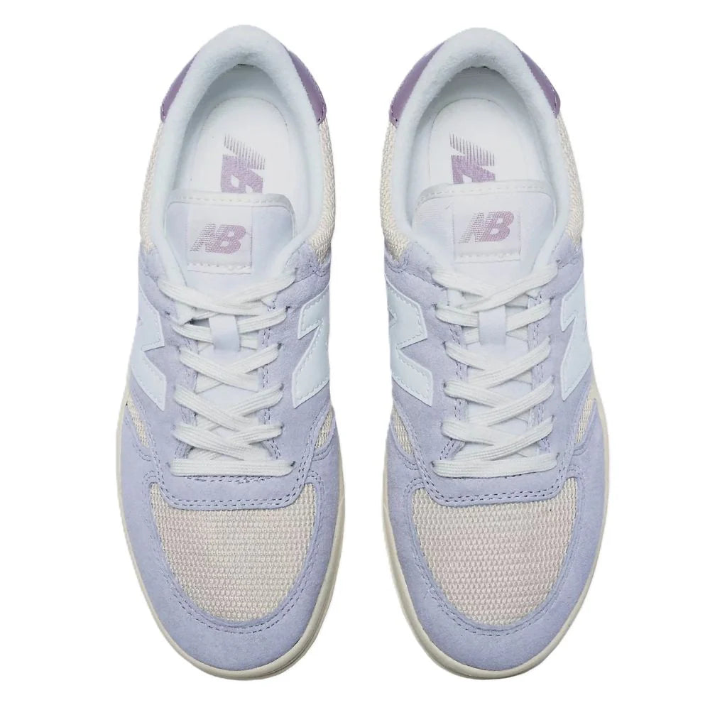New Balance Women's T500 in Pearl Grey with Linen and Ice Wine