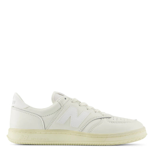 New Balance T500 in Sea Salt with White and Angora