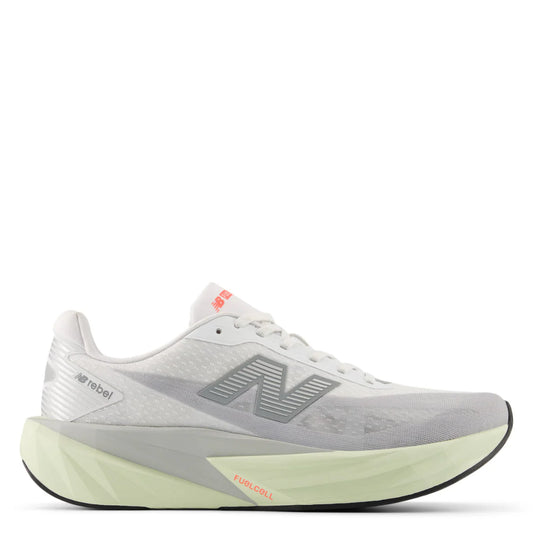 New Balance Men's FuelCell Rebel v5 in Raincloud with Mineral and White