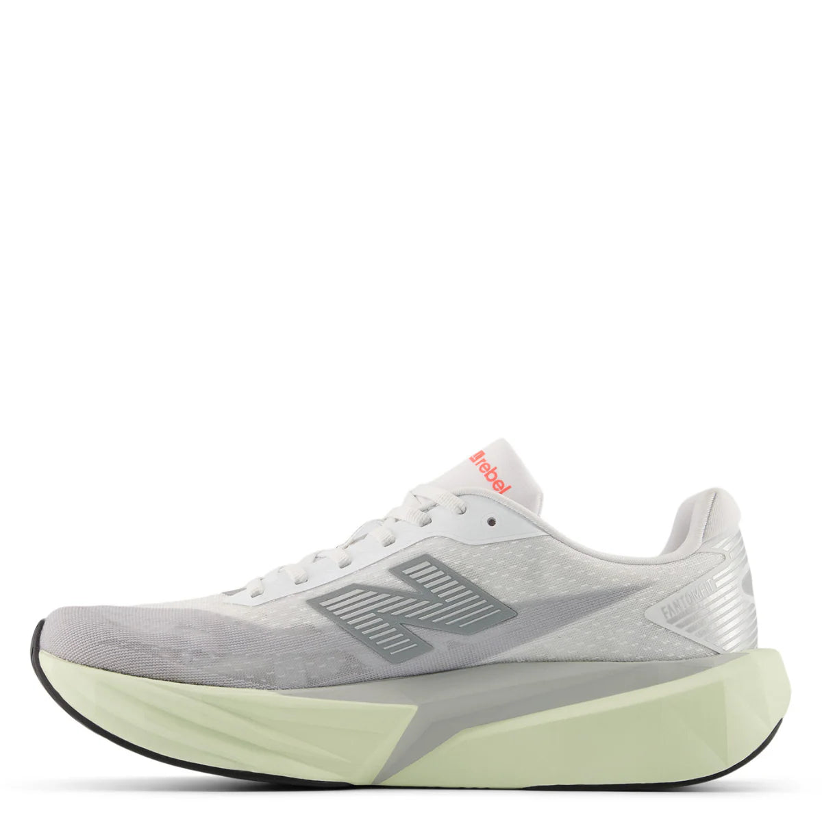 New Balance Men's FuelCell Rebel v5 in Raincloud with Mineral and White