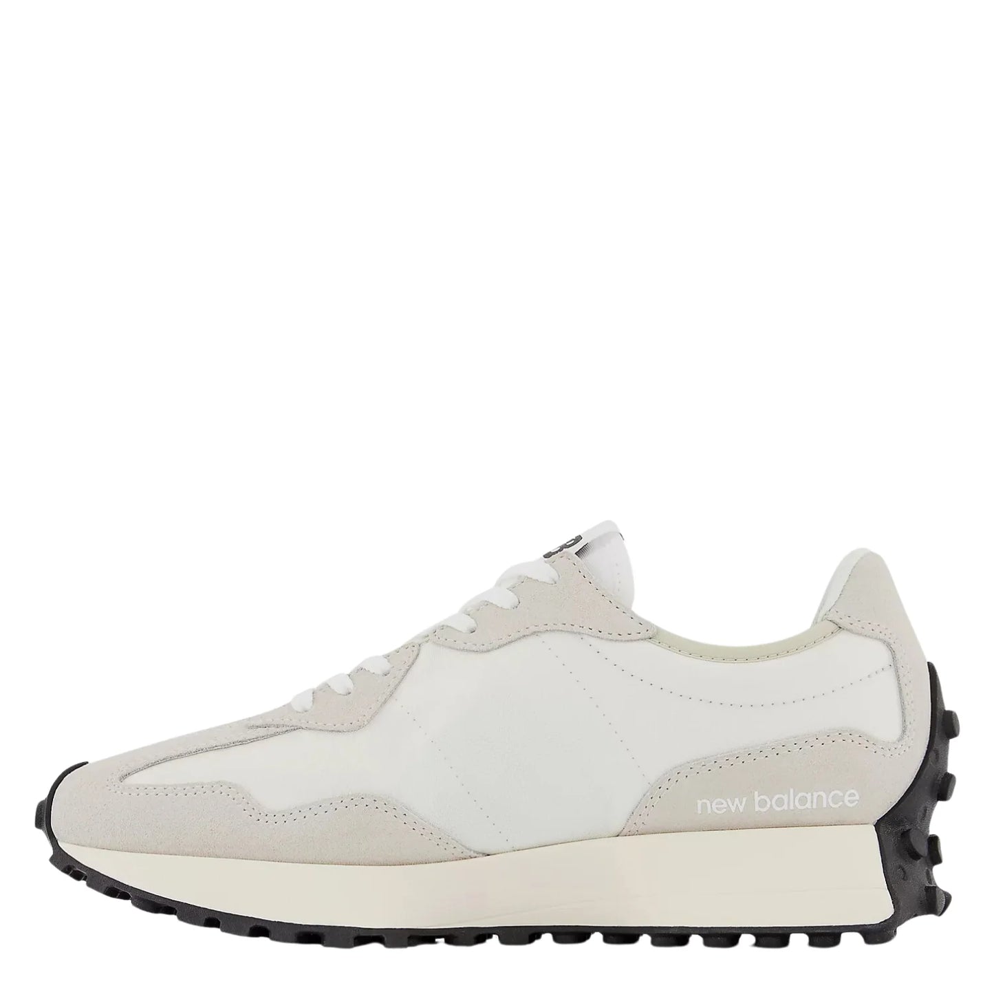 New Balance Women's 327 in Sea Salt with White and Black