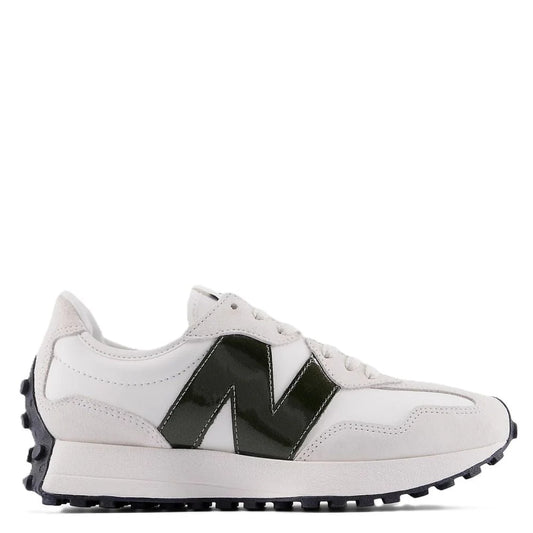 New Balance Women's 327 in Sea Salt with Dark Olivine