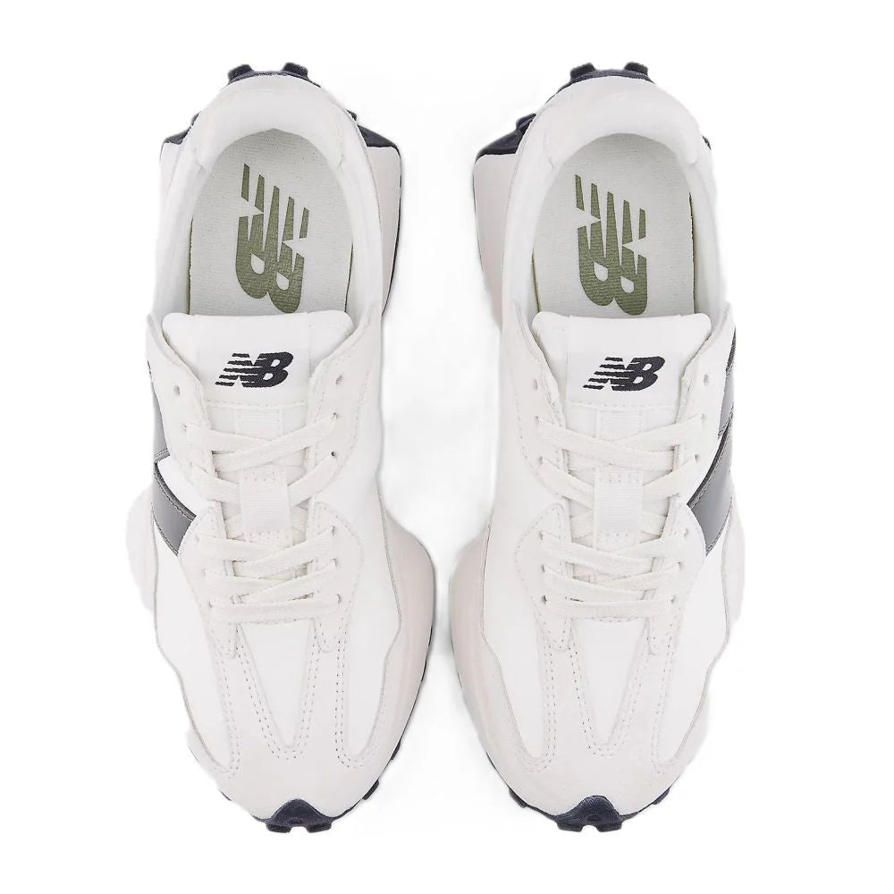 New Balance Women's 327 in Sea Salt with Dark Olivine
