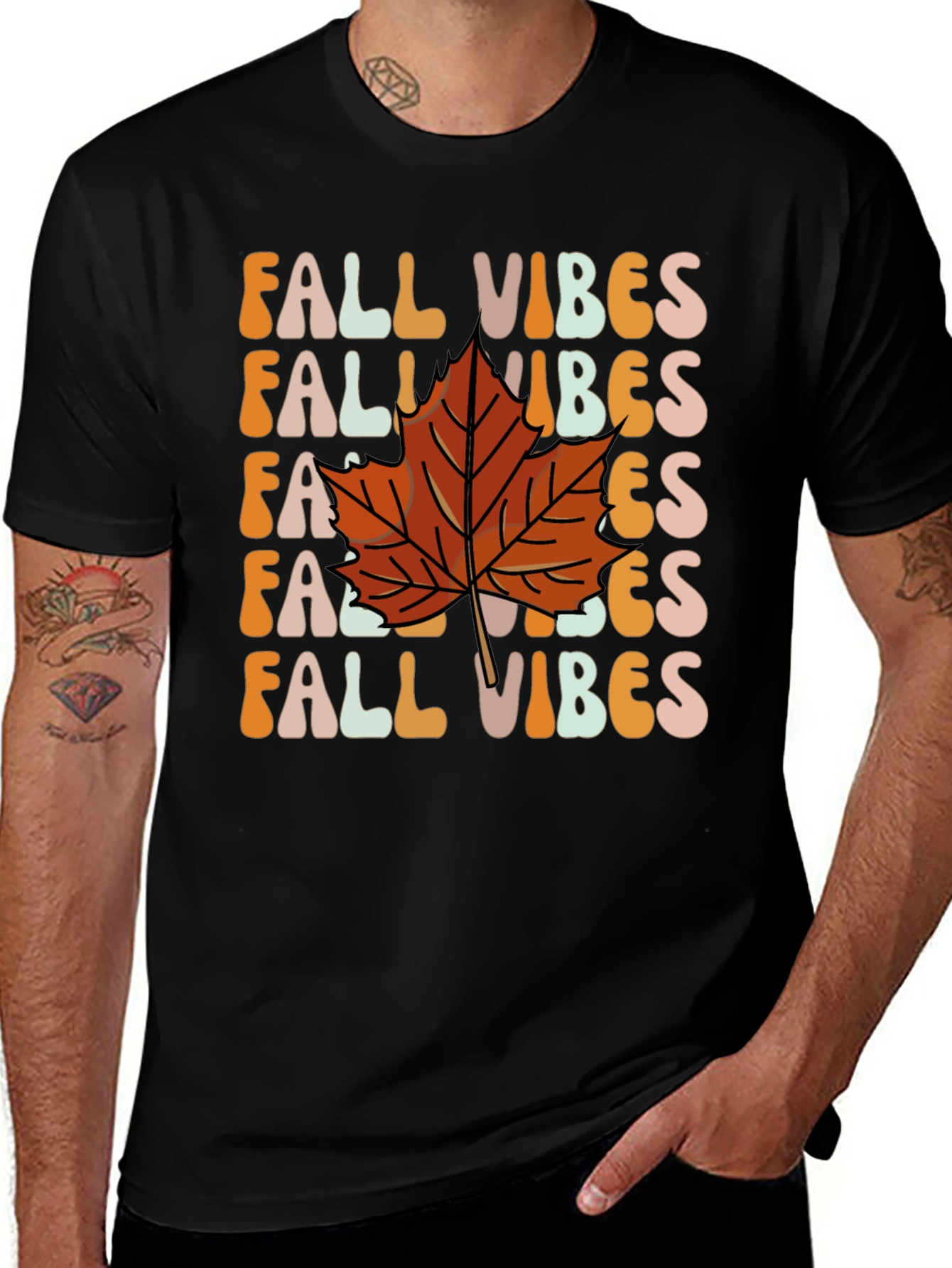 Fall Vibes Graphic Tee - Autumn Style