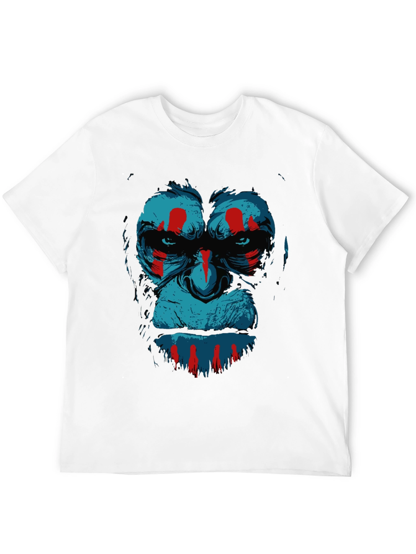 Ape Graphic Print Tee - Black