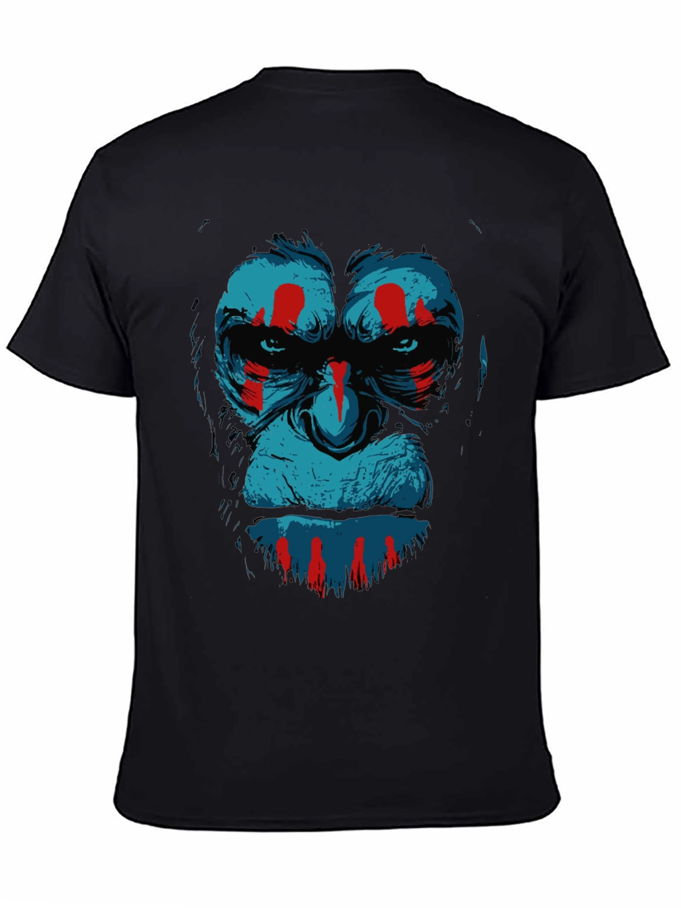 Ape Graphic Print Tee - Black
