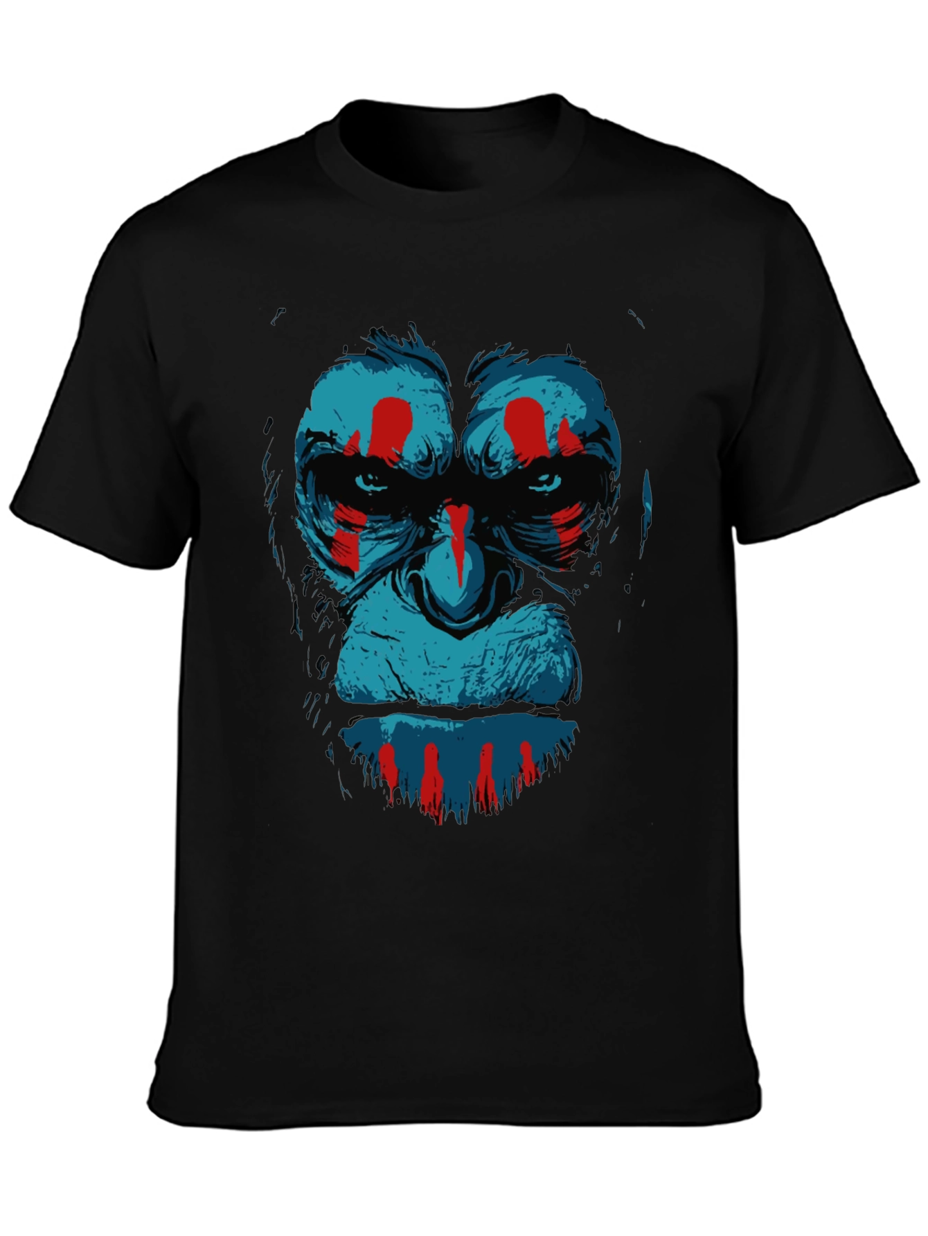 Ape Graphic Print Tee - Black