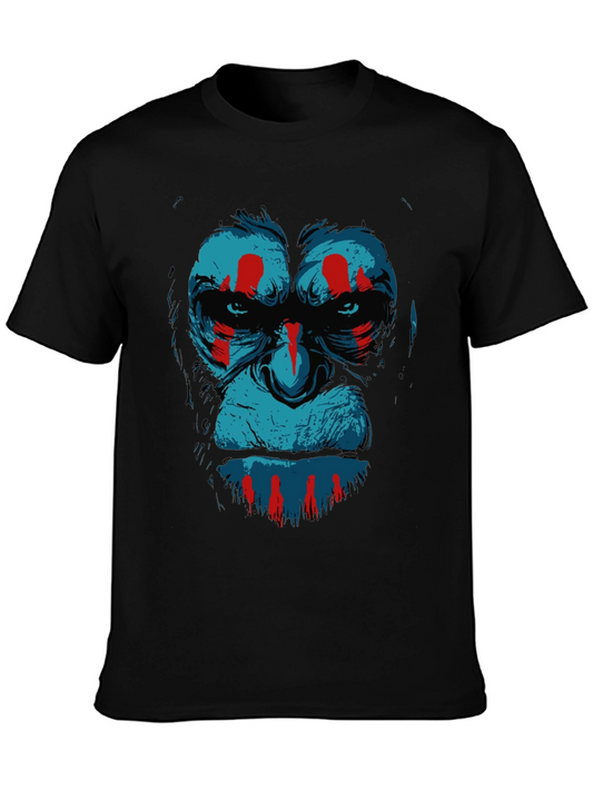 Ape Graphic Print Tee - Black