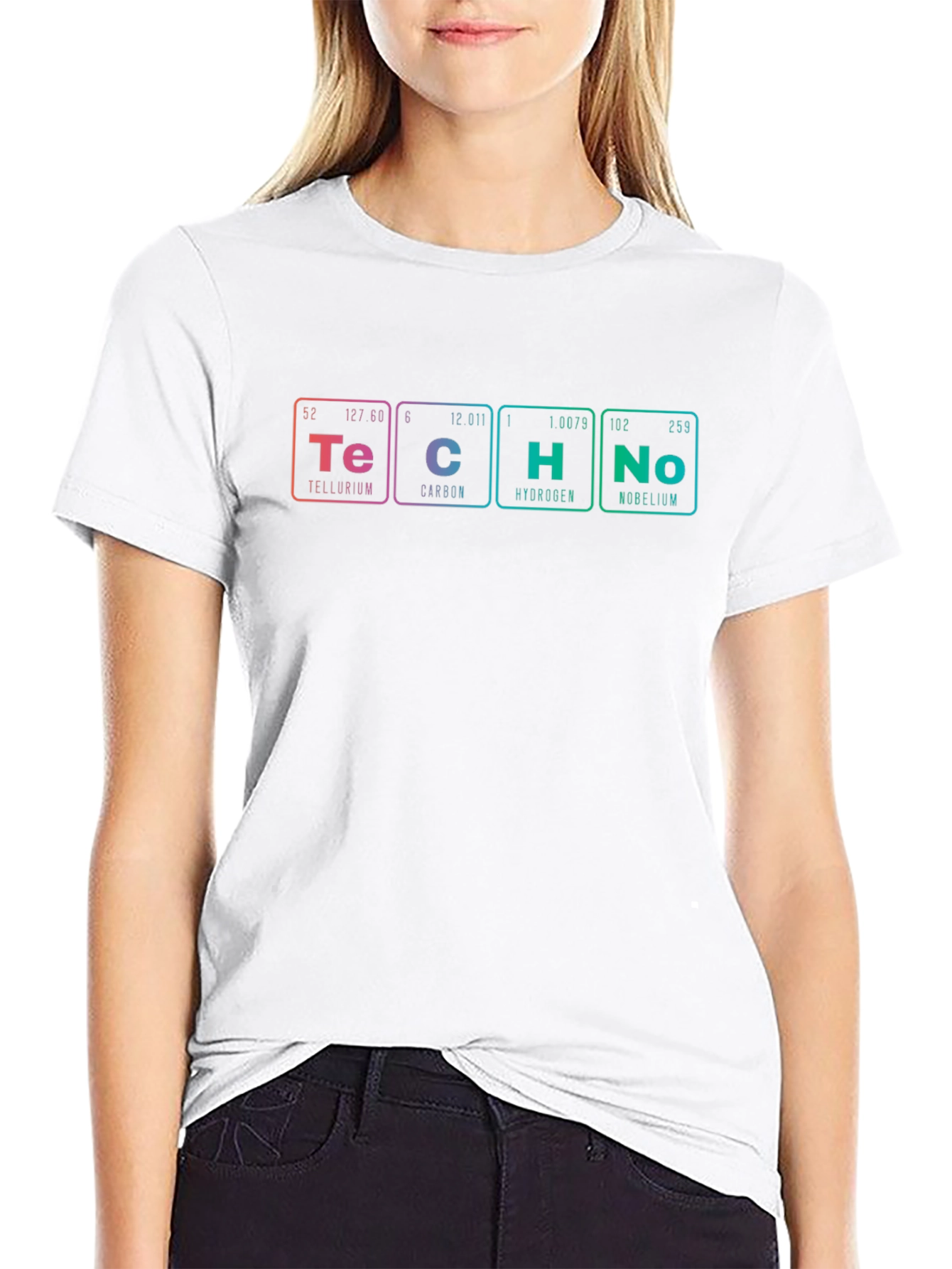 Techno Elements T-Shirt - Periodic Table Rave Tee