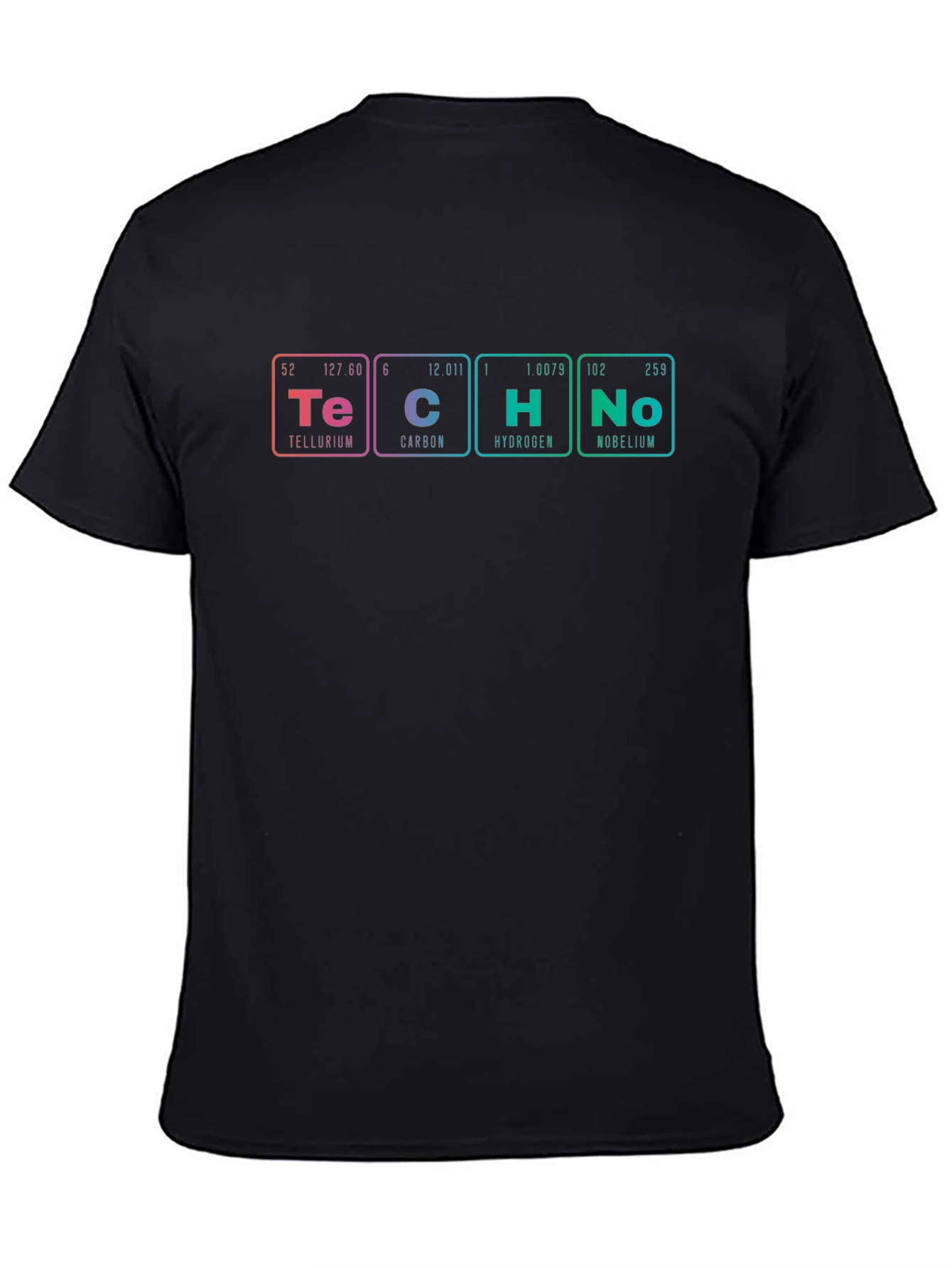 Techno Elements T-Shirt - Periodic Table Rave Tee