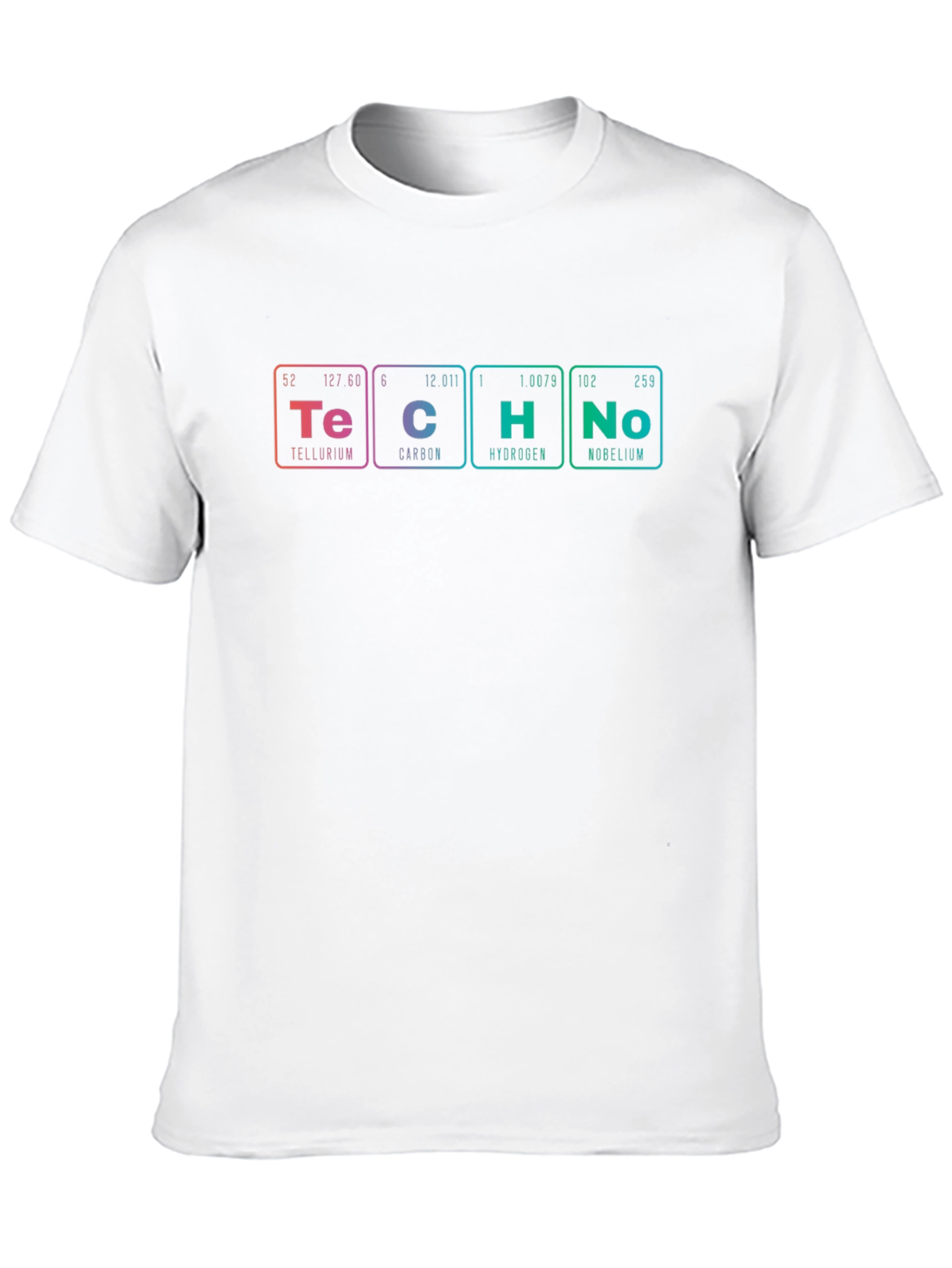 Techno Elements T-Shirt - Periodic Table Rave Tee
