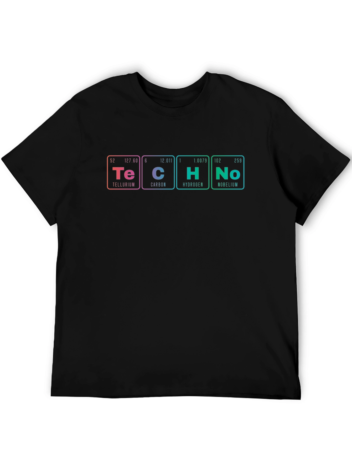 Techno Elements T-Shirt - Periodic Table Rave Tee