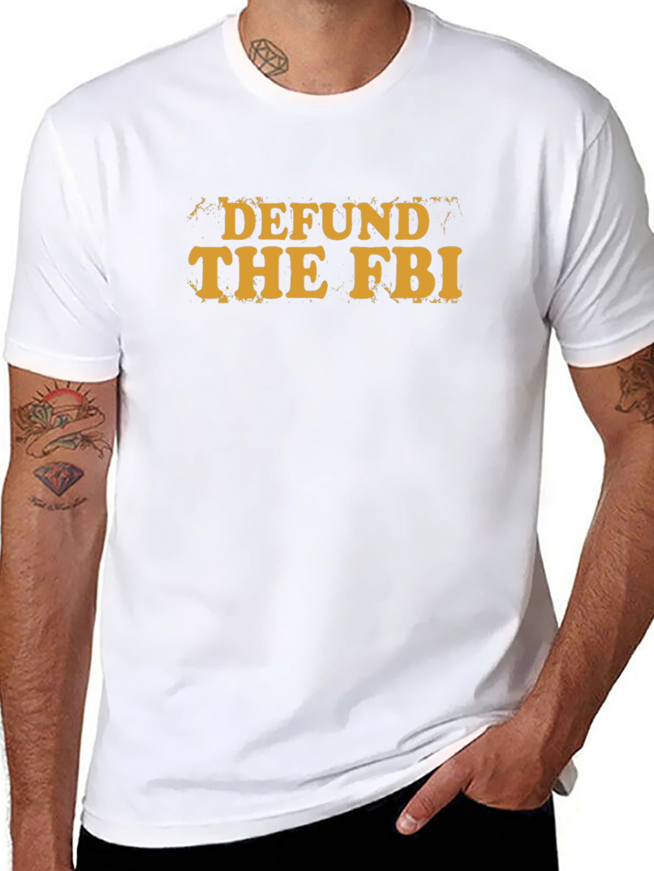 Defund The FBI Graphic Tee - Protest T-Shirt