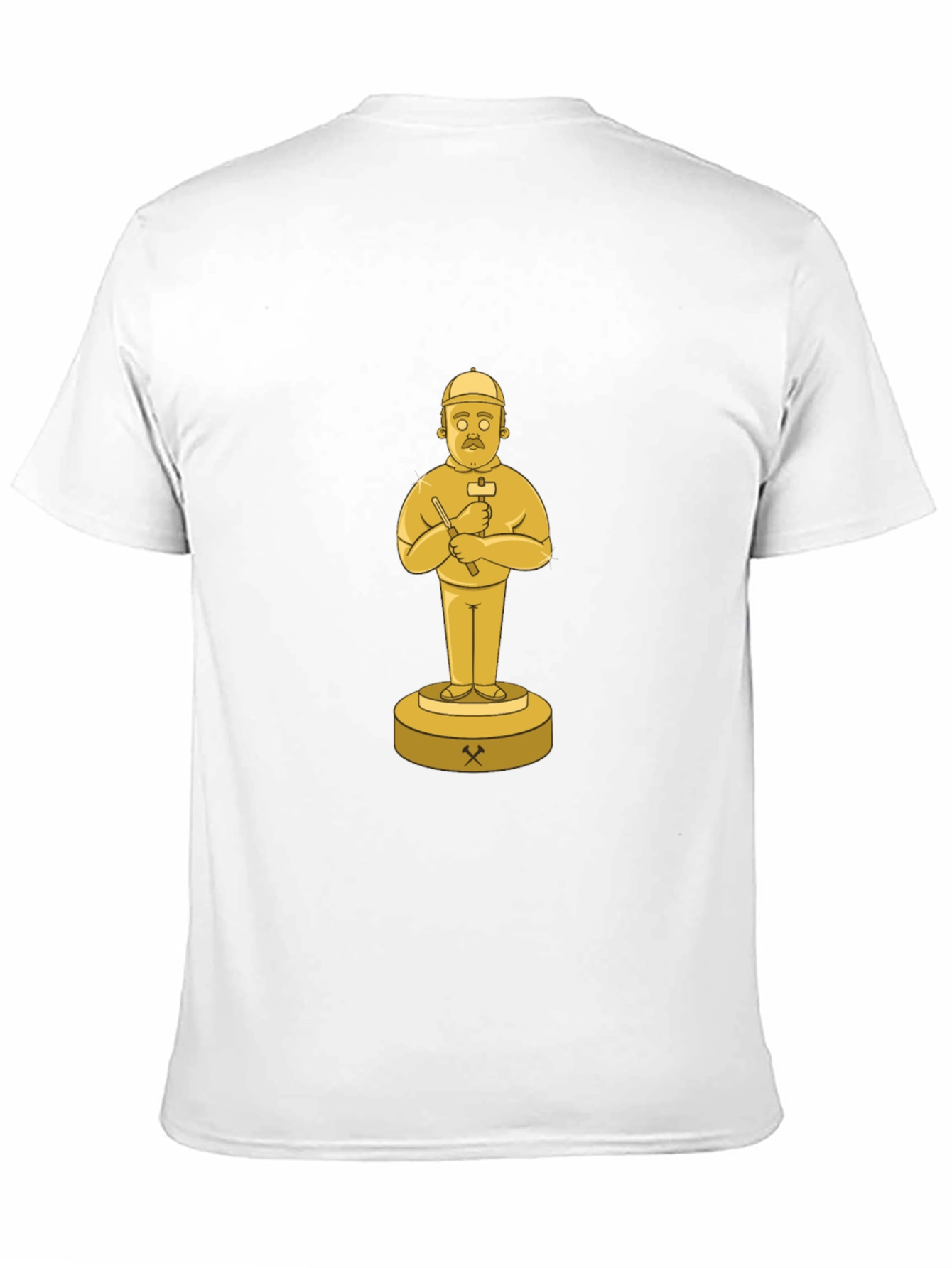 Black T-Shirt with Miner Trophy Graphic