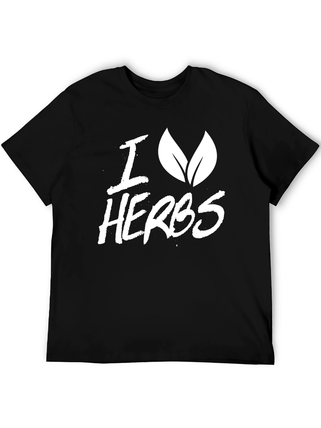 I Love Herbs Black T-Shirt