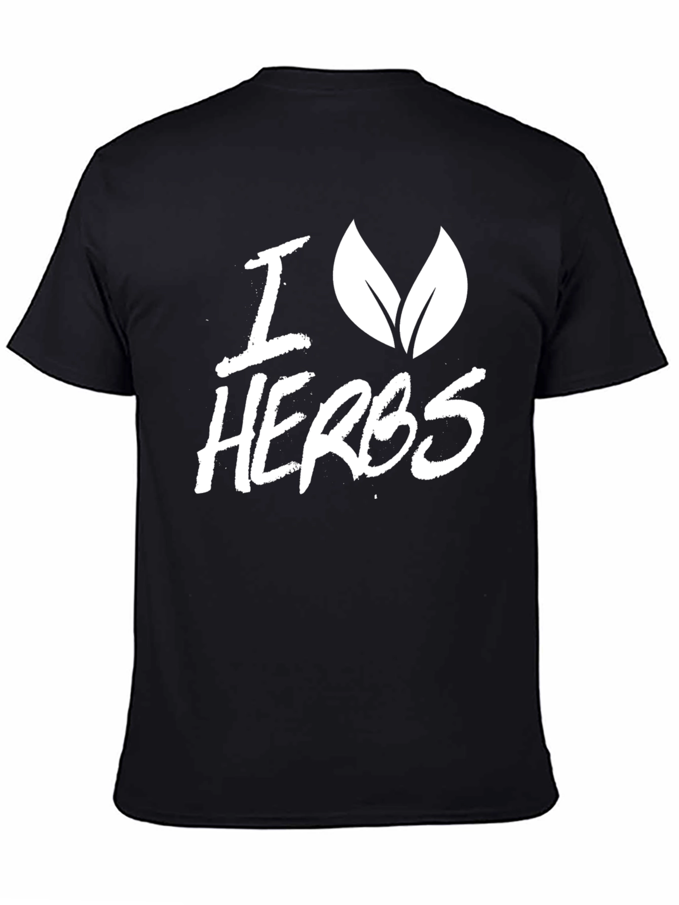 I Love Herbs Black T-Shirt
