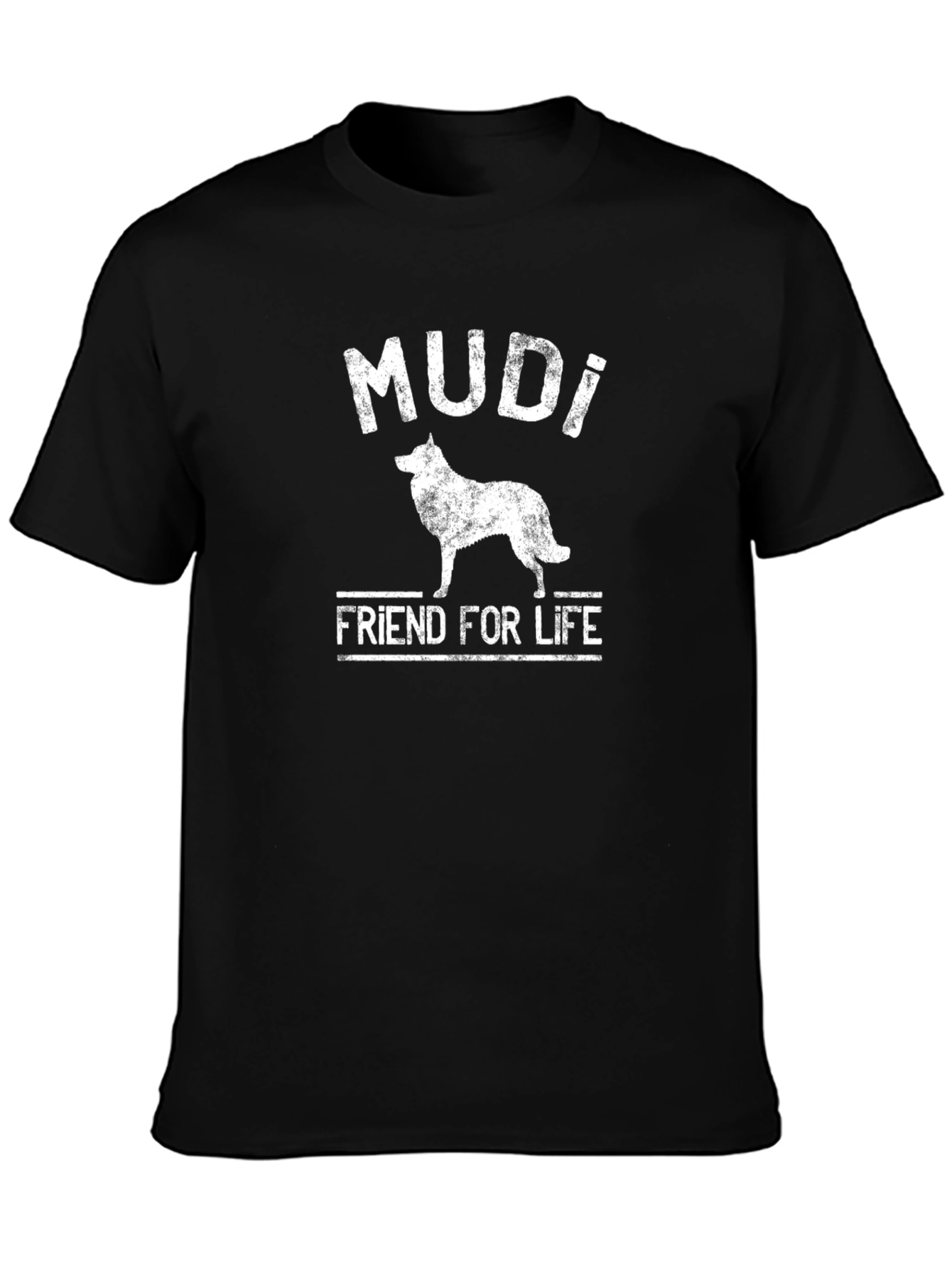 Mudi Dog Friend For Life Graphic Tee