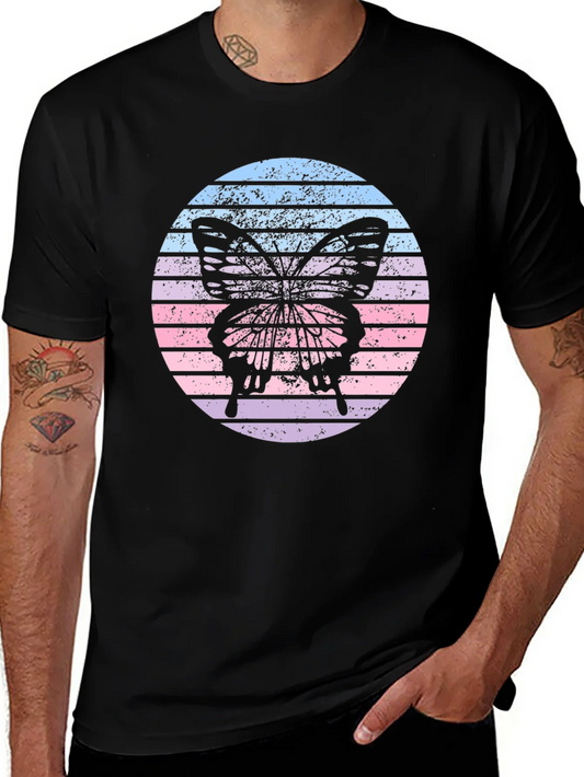 Retro Butterfly Graphic Tee