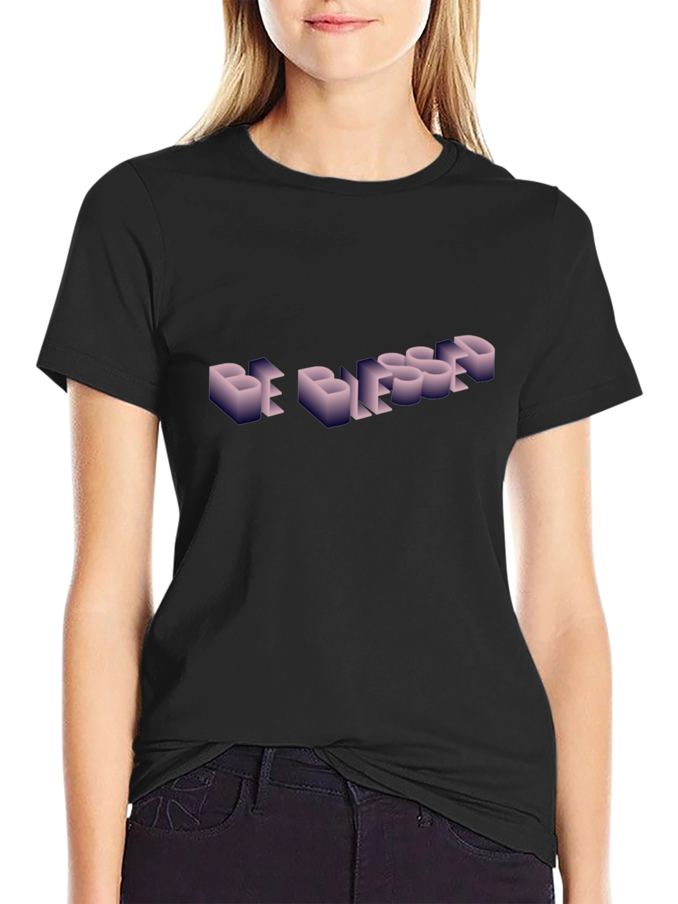 Be Blessed Graphic Tee - Black