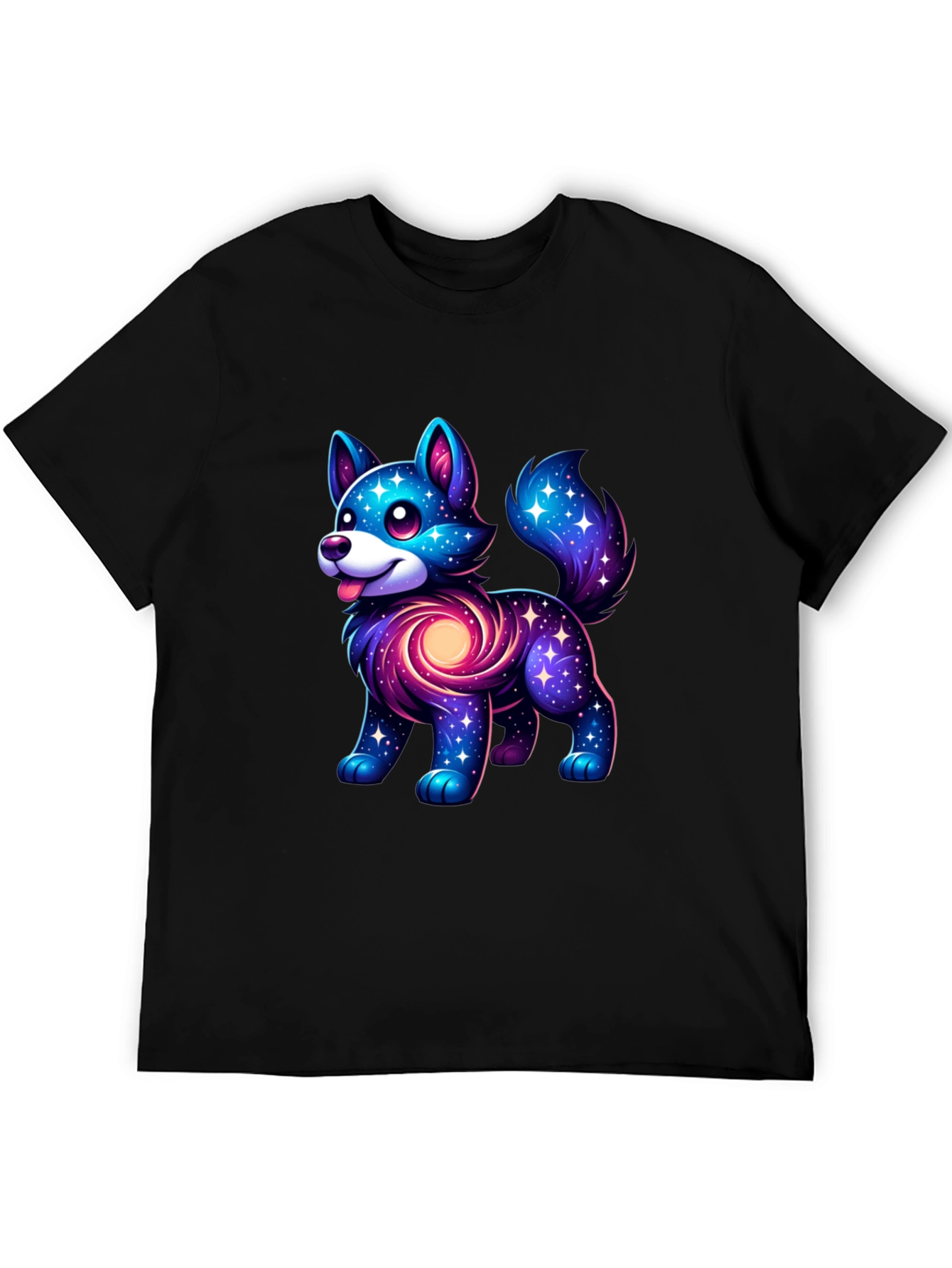 Galaxy Pup T-Shirt - Cosmic Dog Design