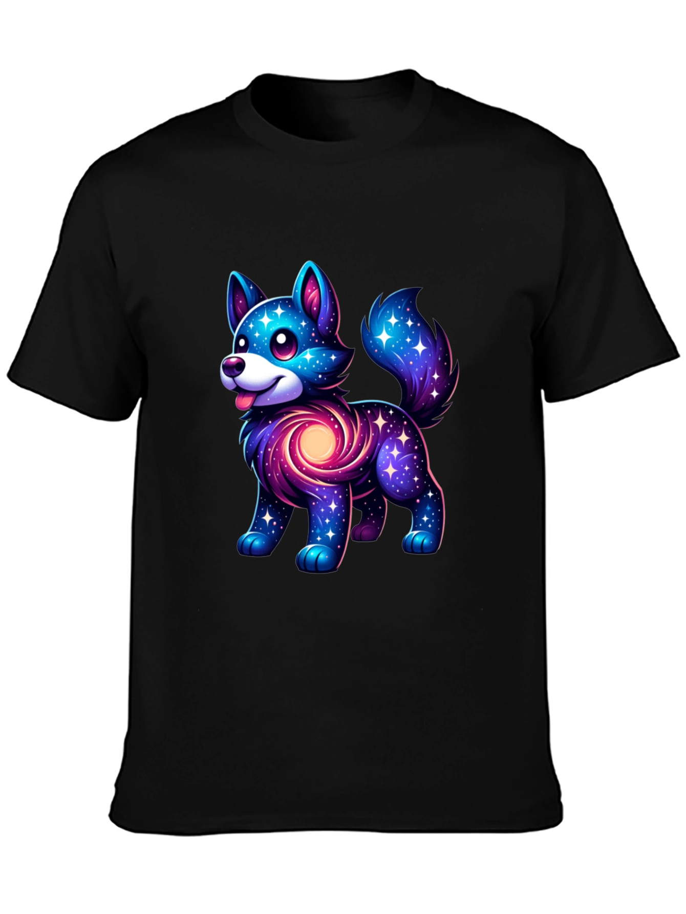 Galaxy Pup T-Shirt - Cosmic Dog Design