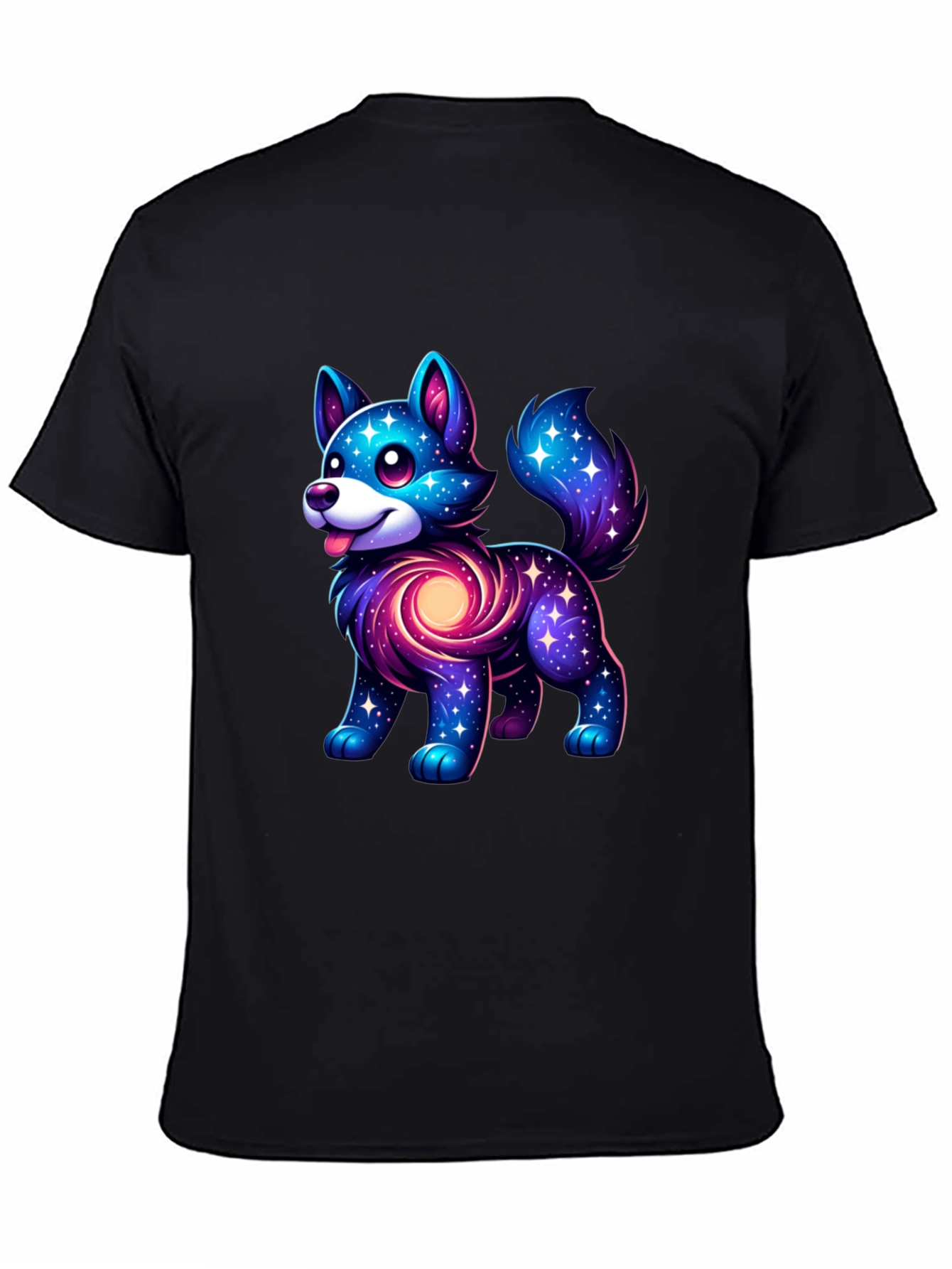 Galaxy Pup T-Shirt - Cosmic Dog Design